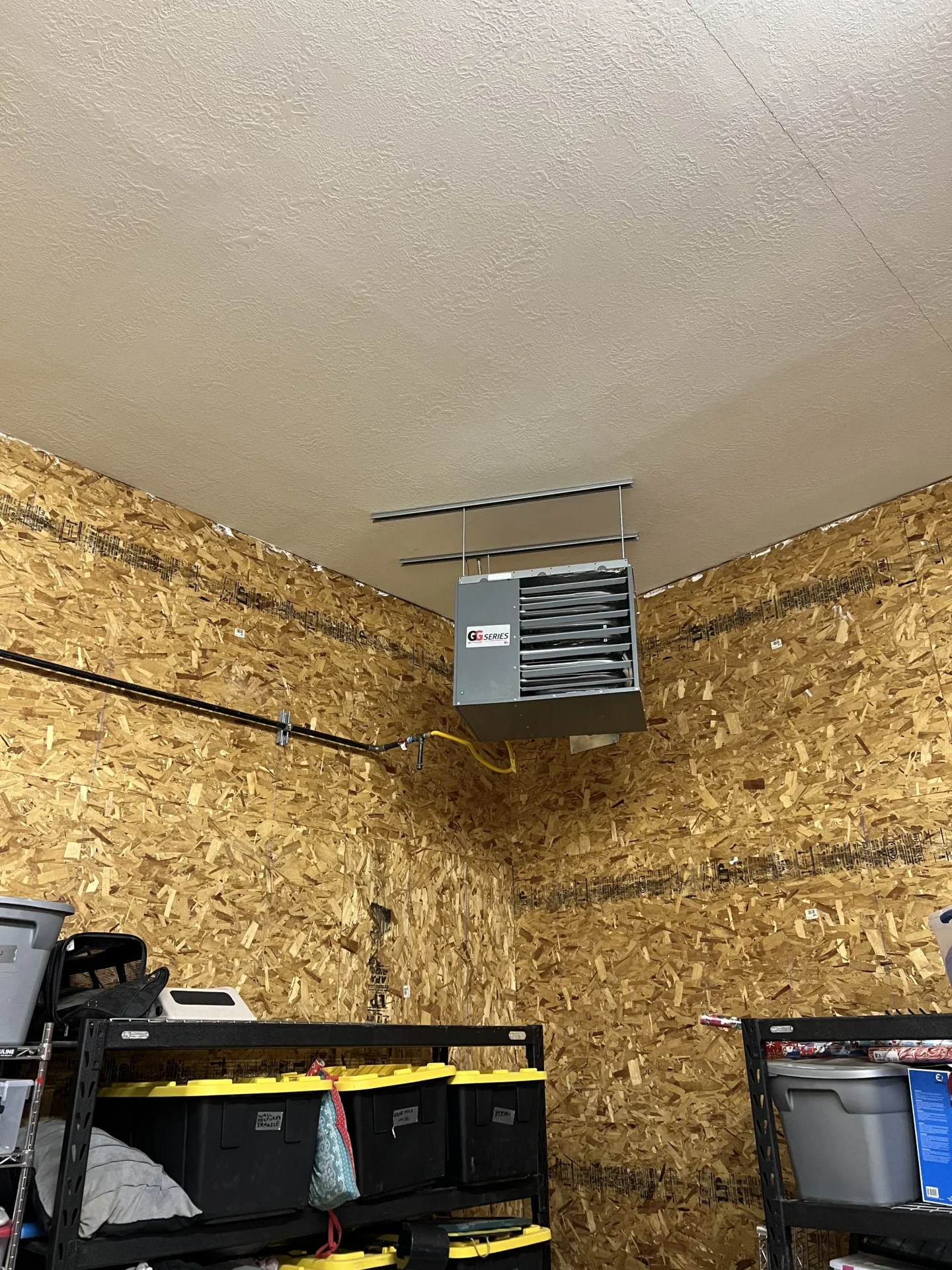 unit heater install hooper
